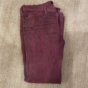 Men’s 40x32 Joe’s Jeans burgundy color